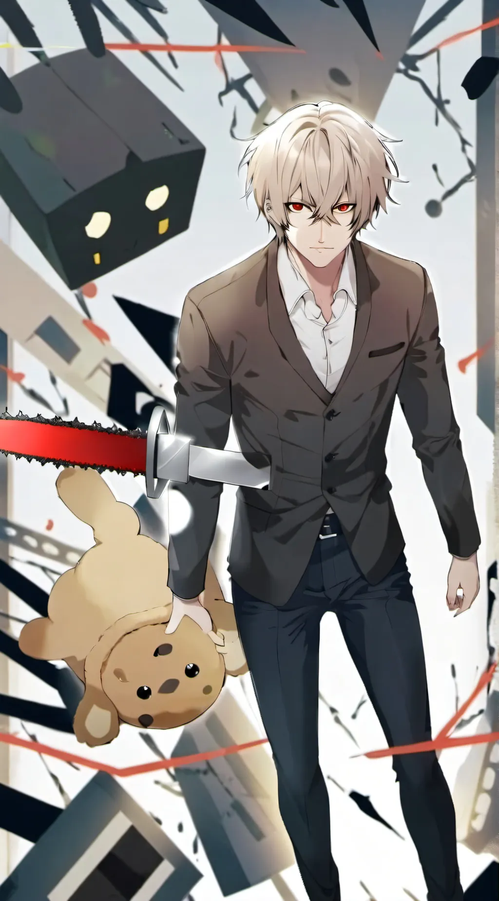 ai character: chainsaw man background