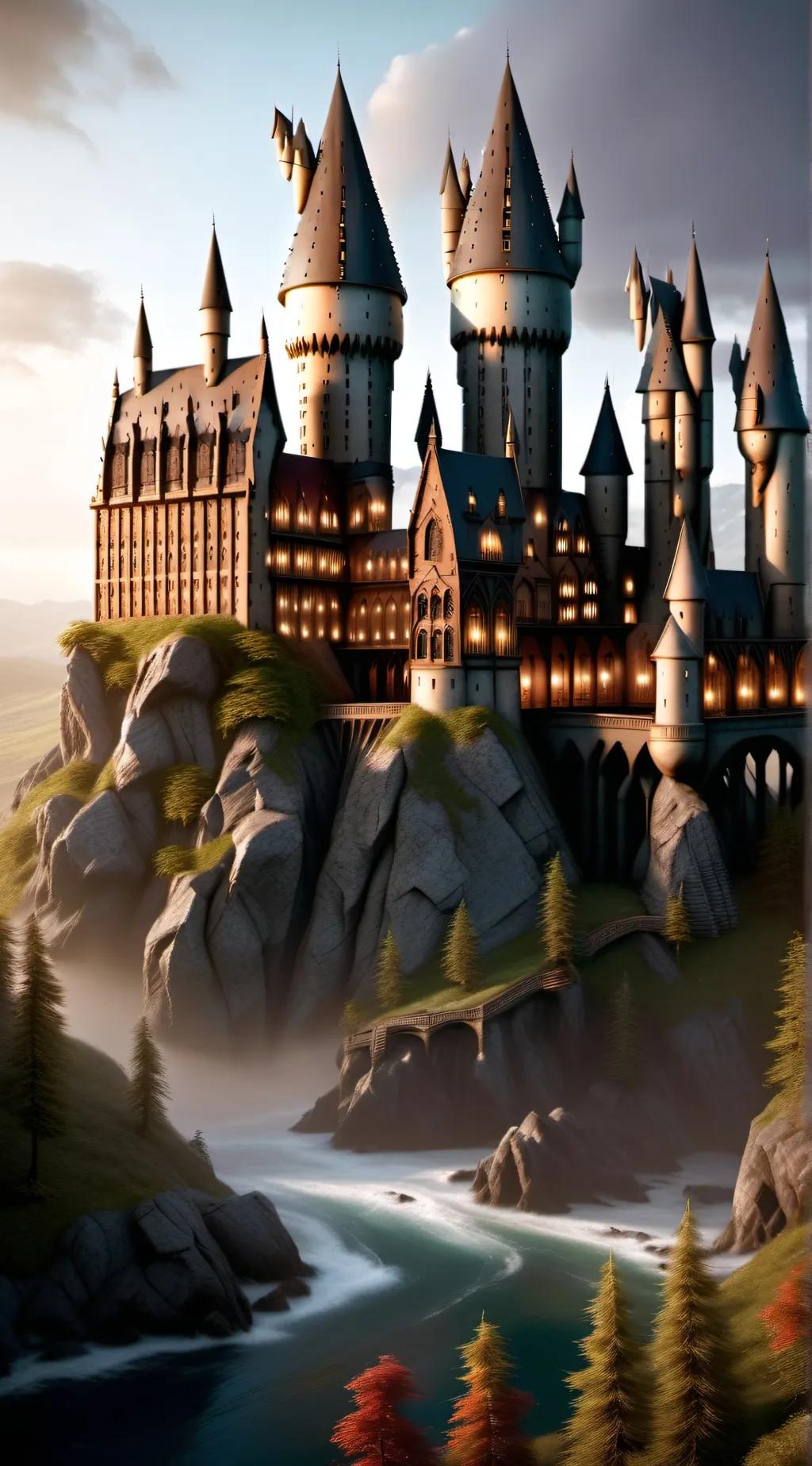 ai character: Hogwarts background