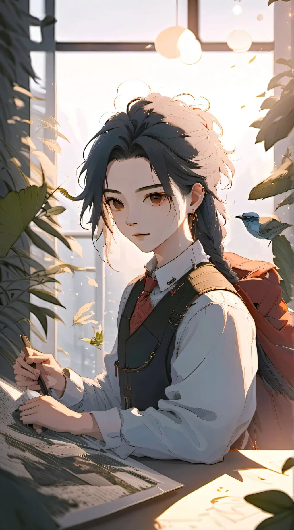 ai character: lily background