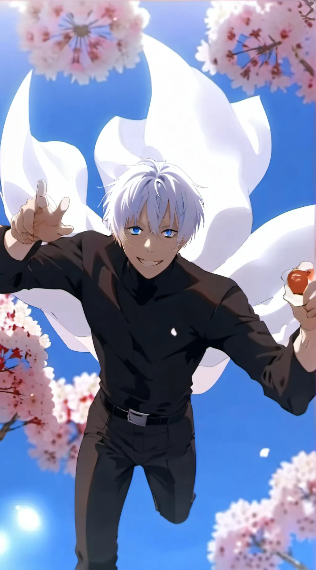 ai character: Satoru Gojo background