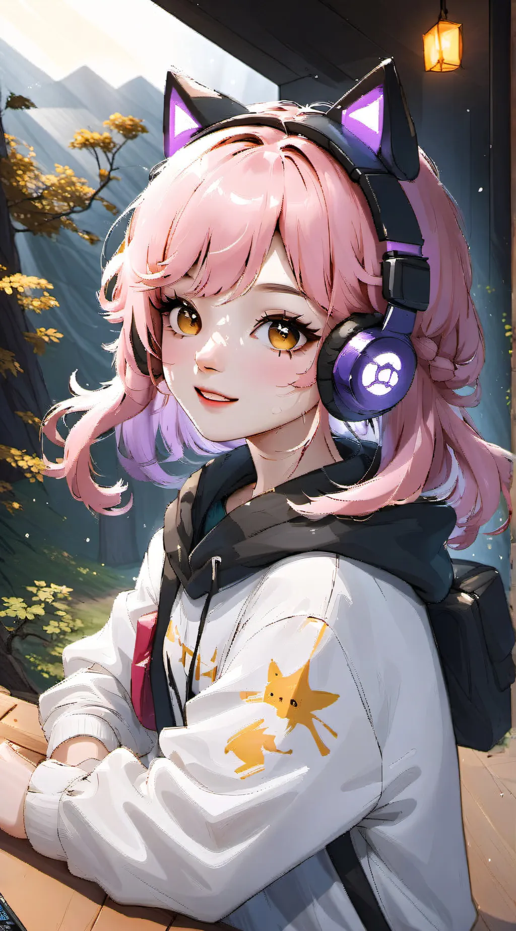 ai character: Finish the Lyrics background