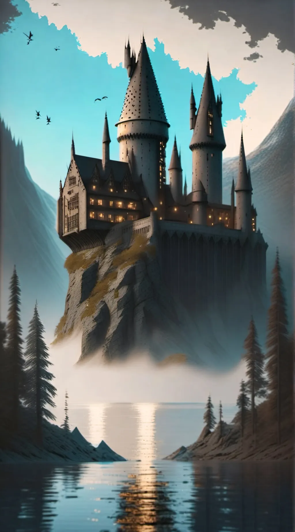 ai character: Hogwarts DADAS background