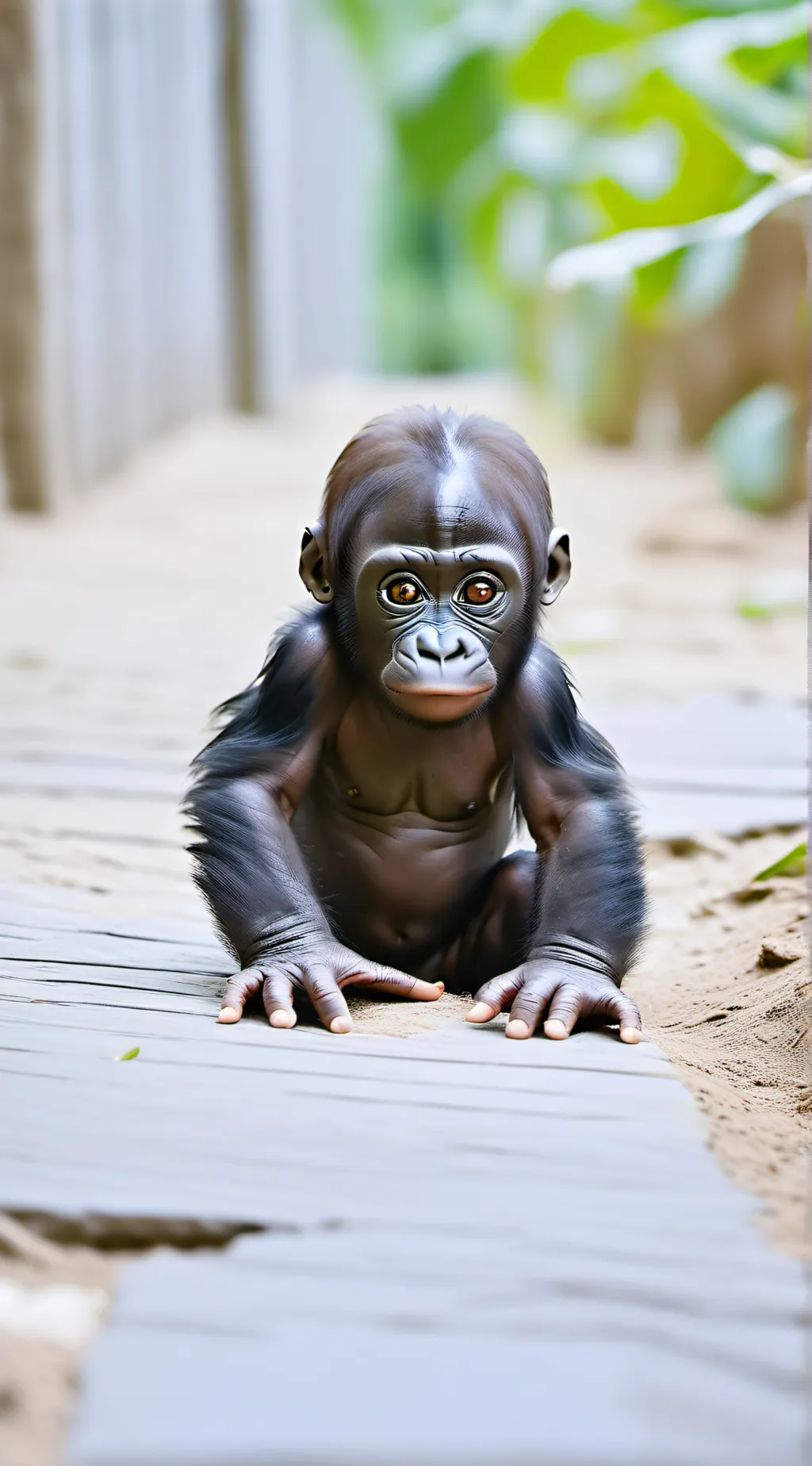 ai character: Gorilla background