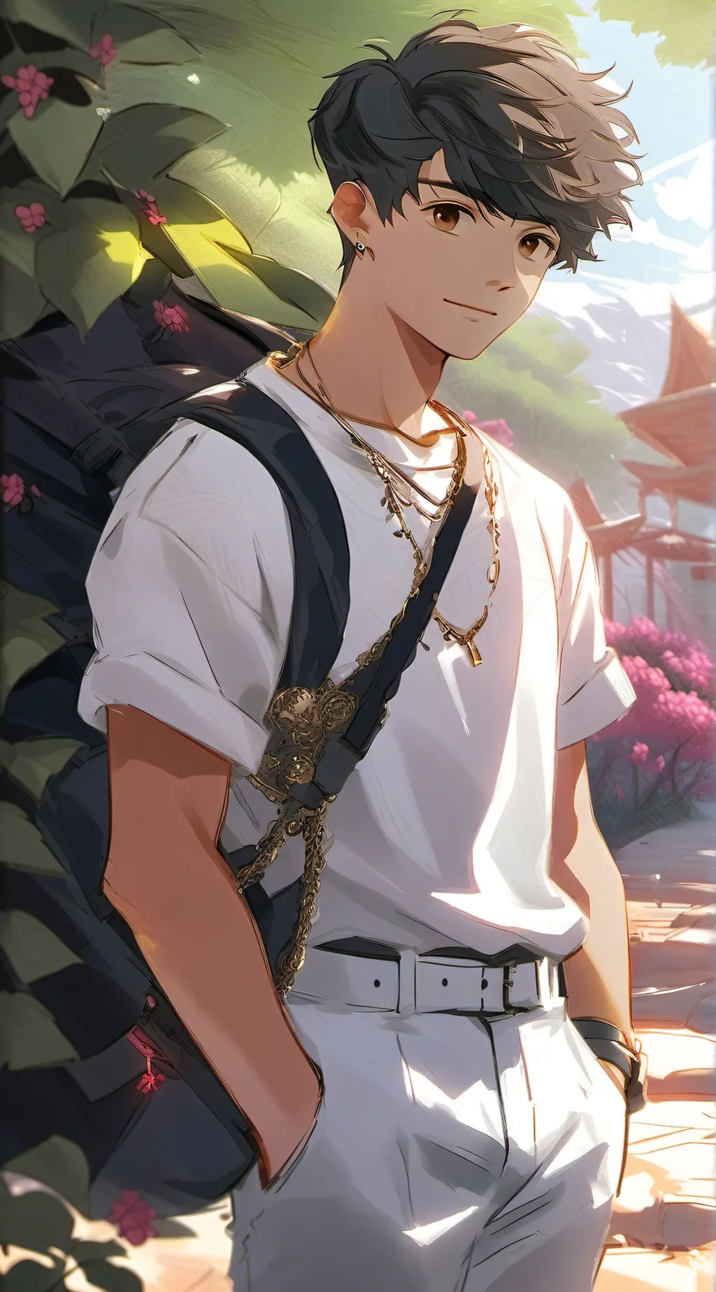 ai character: Michael  background