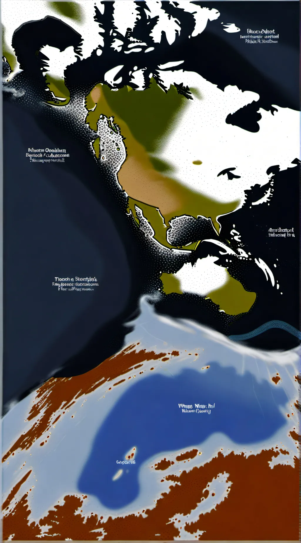ai character: Flat earth  background