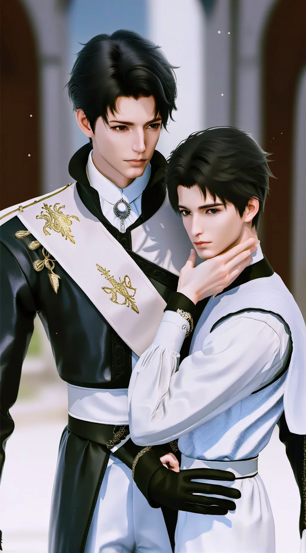ai character: Forbidden love background