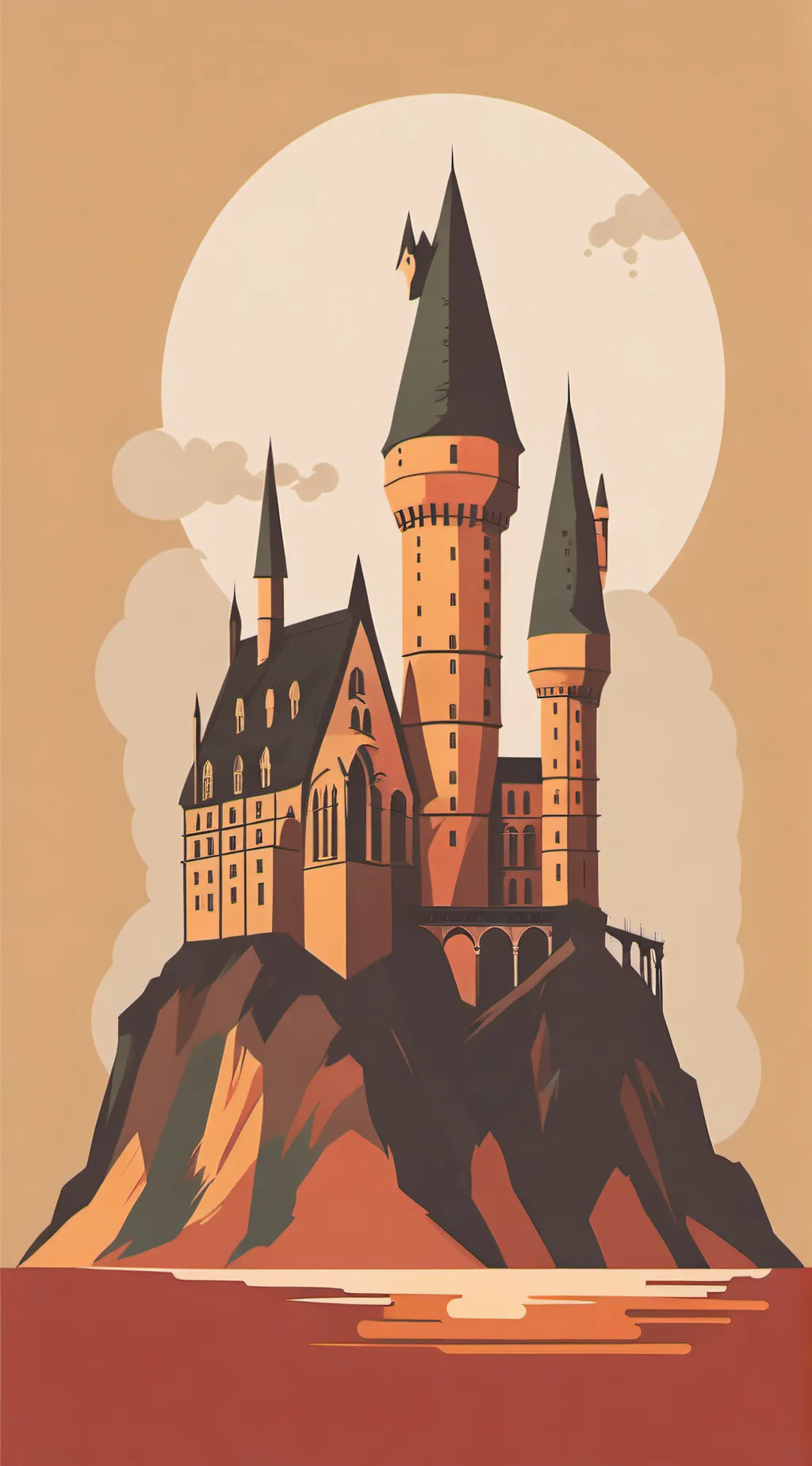 ai character: Hogwarts background
