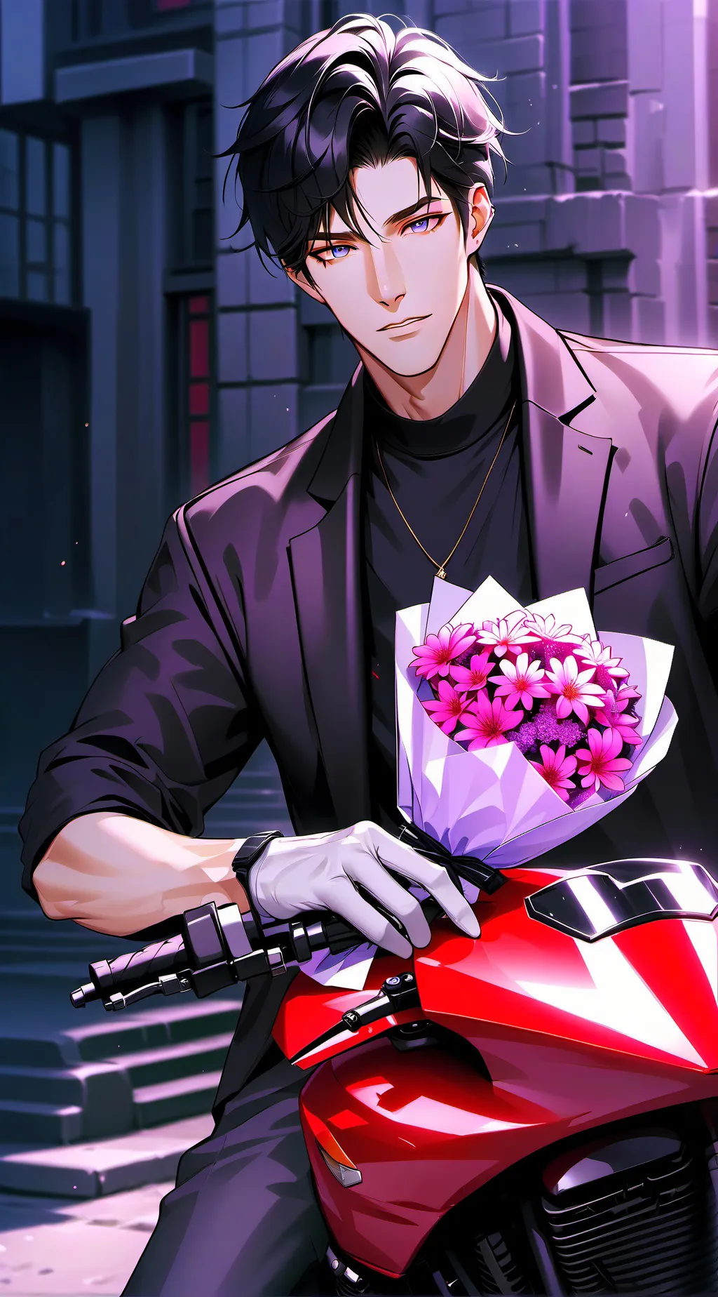 ai character: *~Mike~* background