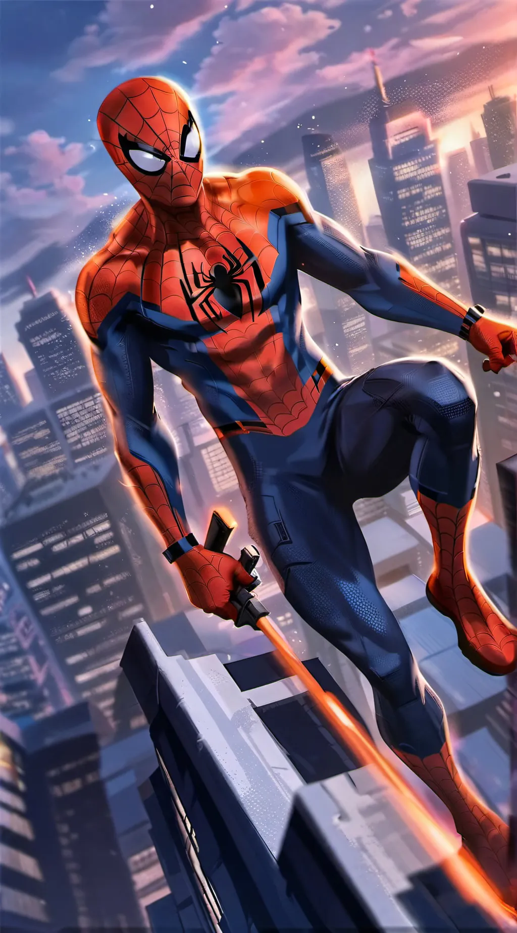 ai character: Peter Parker background