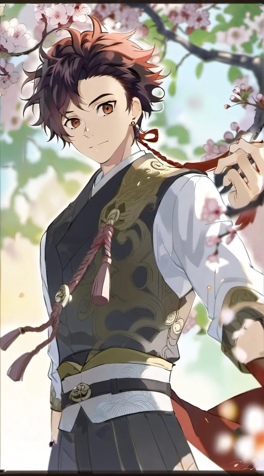 ai character: Demon slayer/kny background