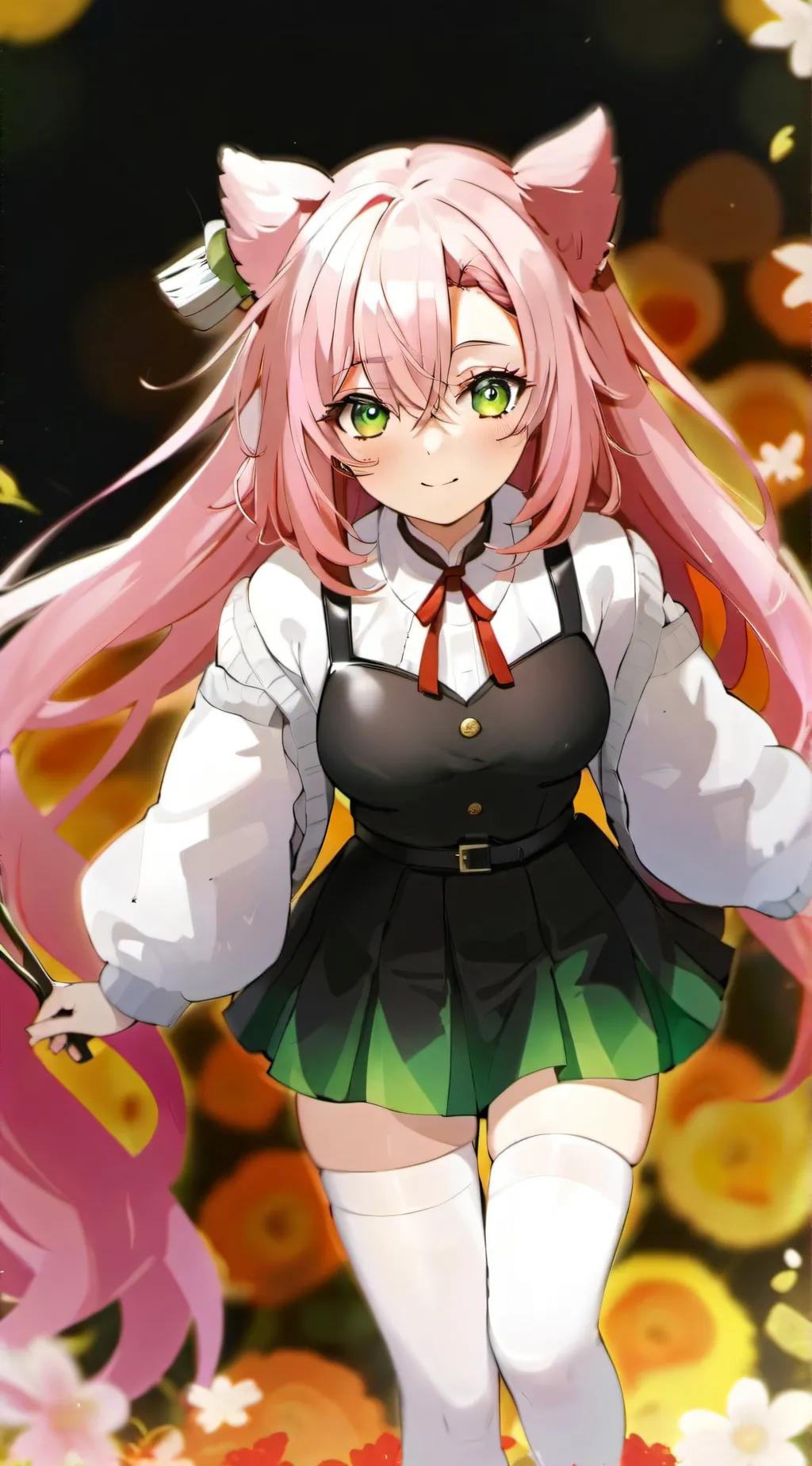 ai character: Mitsuri  background