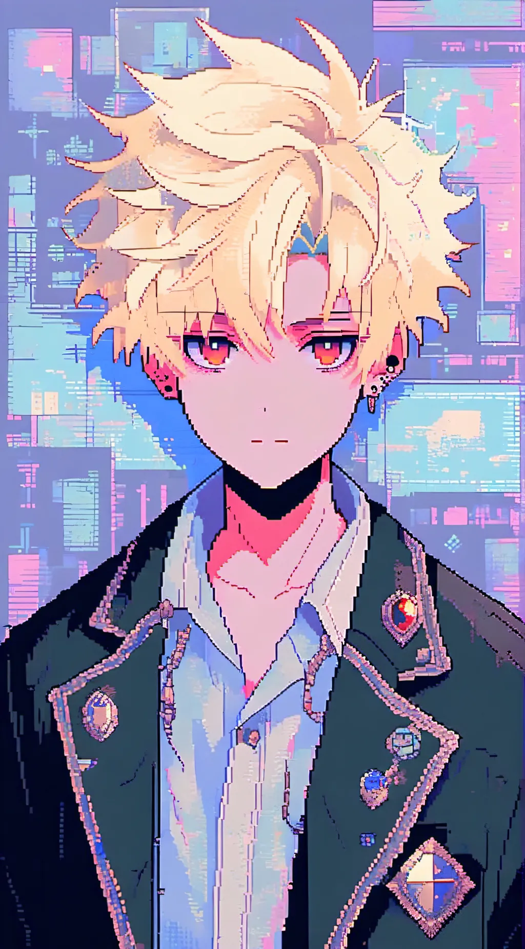 ai character: Katsuki Bakugo background