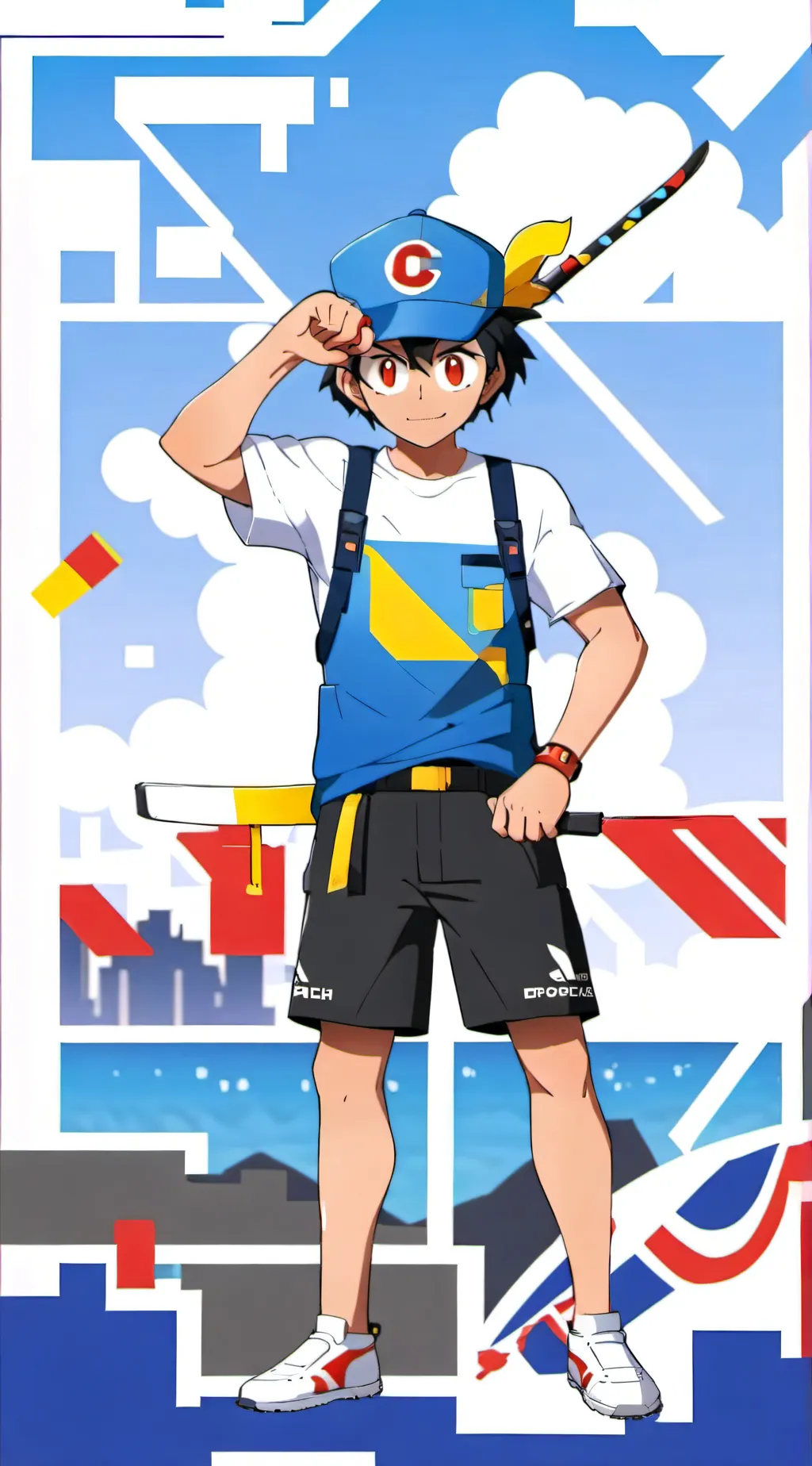 ai character: Ash background
