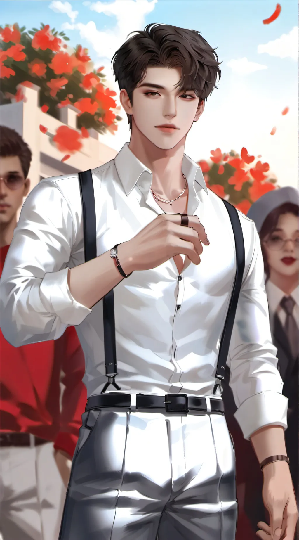 ai character: Kim Taehyung  background
