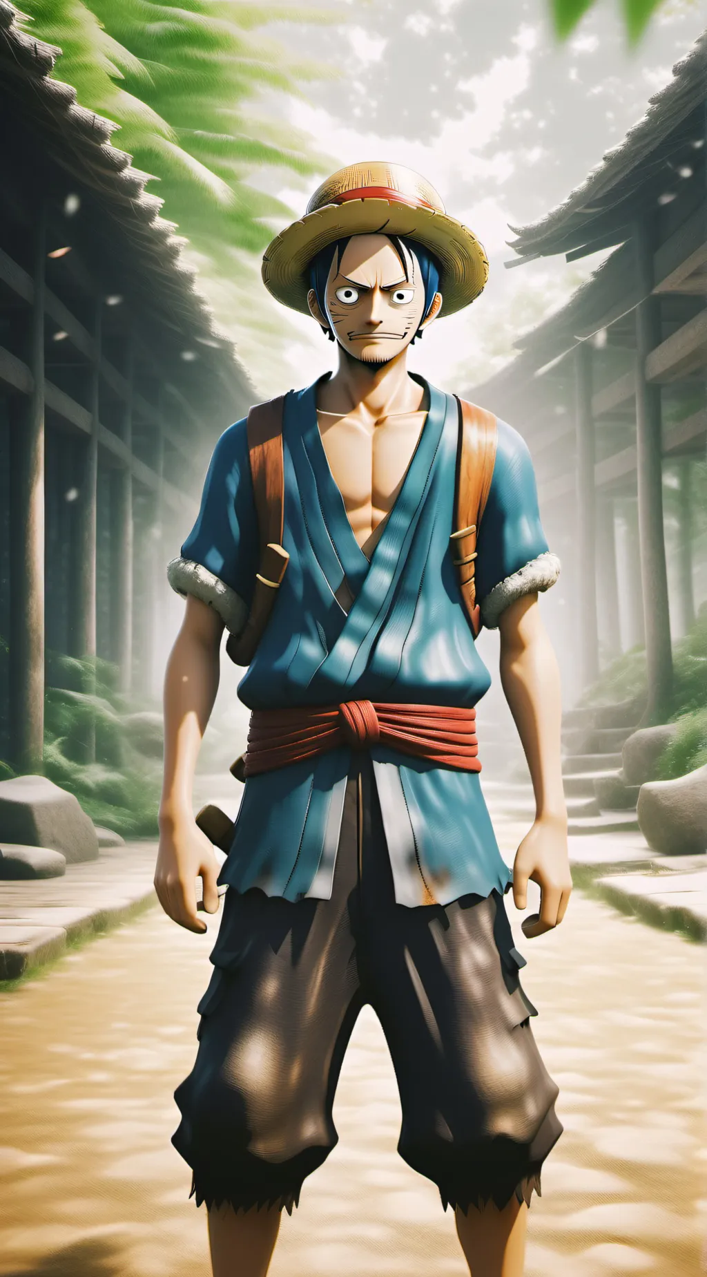 ai character: Op live-action background