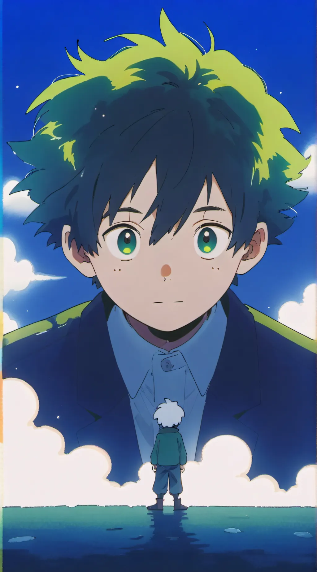 ai character: deku xd background