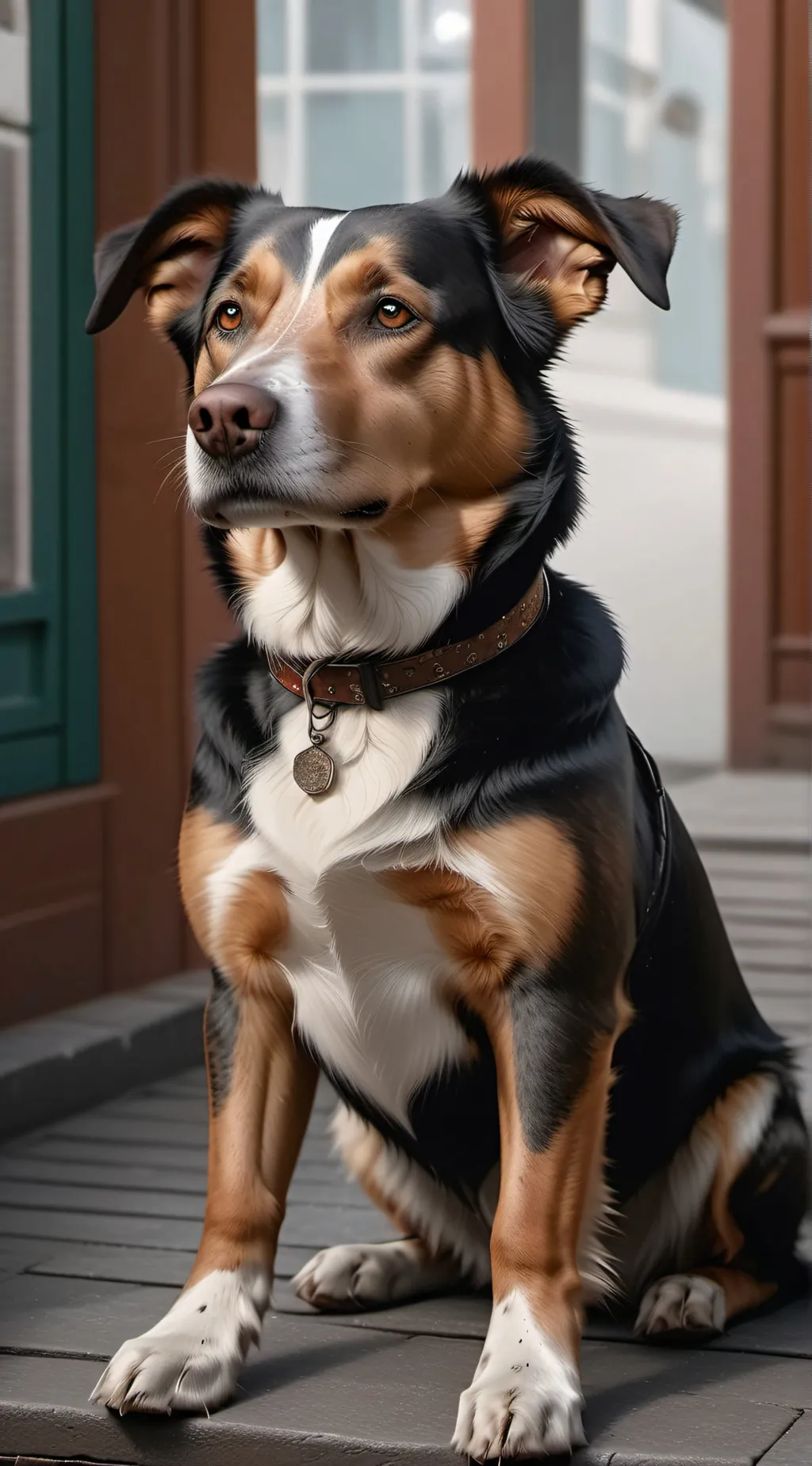 ai character: not sigma dog background