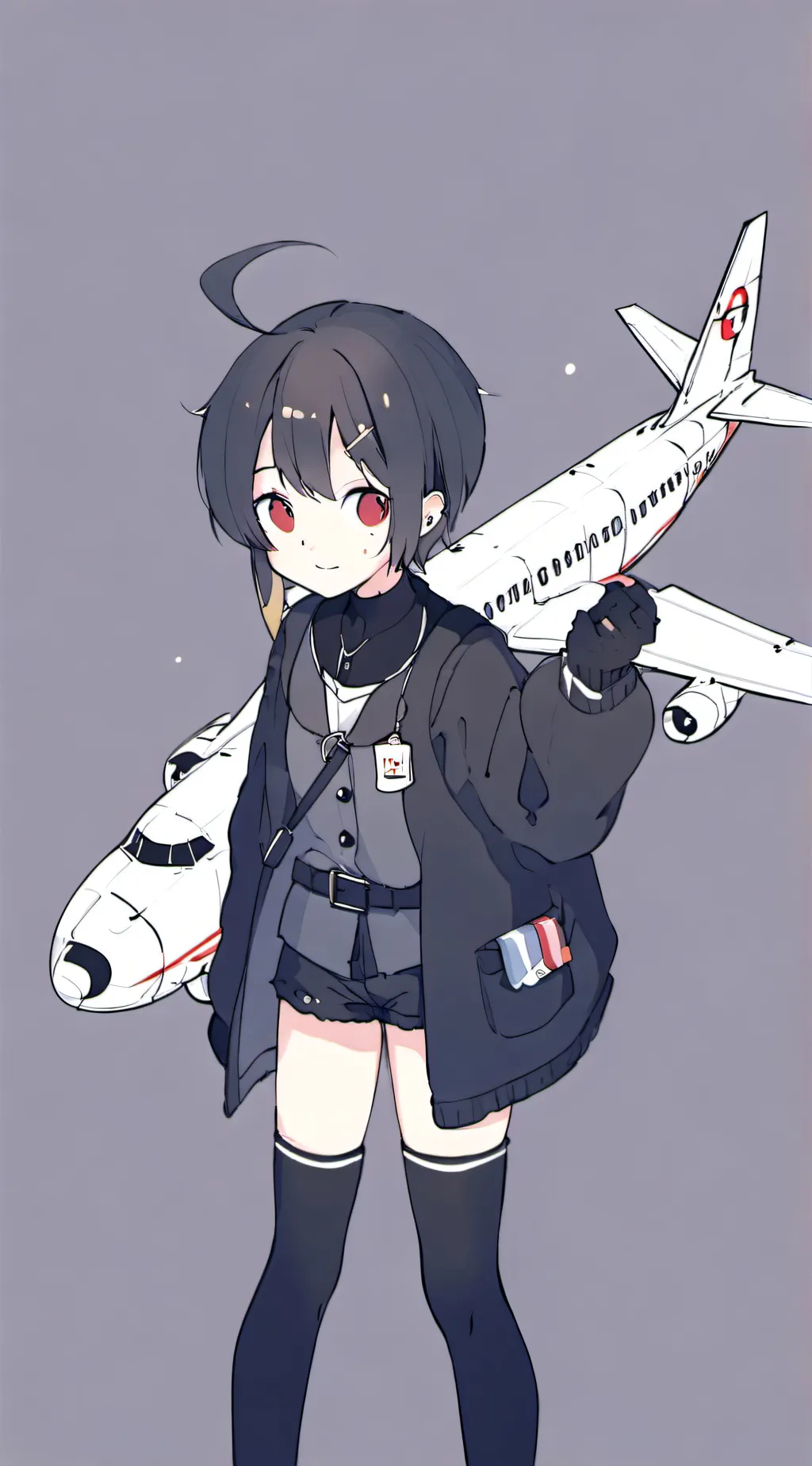 ai character: The plane ride  background