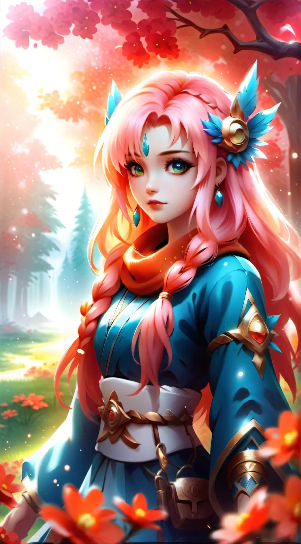 ai character: Saffroni background