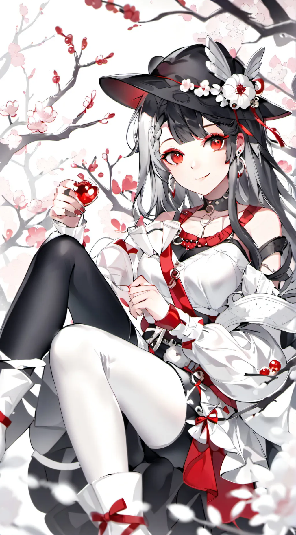 ai character: winter background