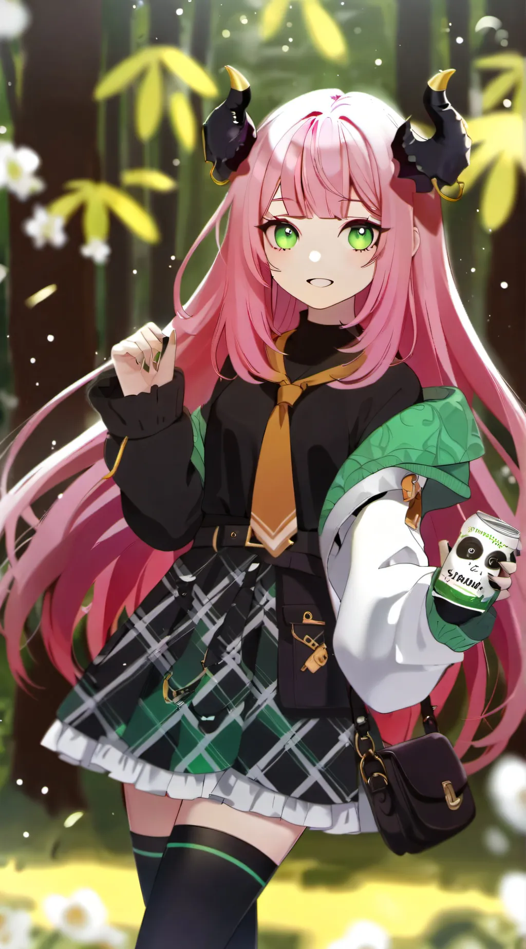 ai character: demon slayer!  background