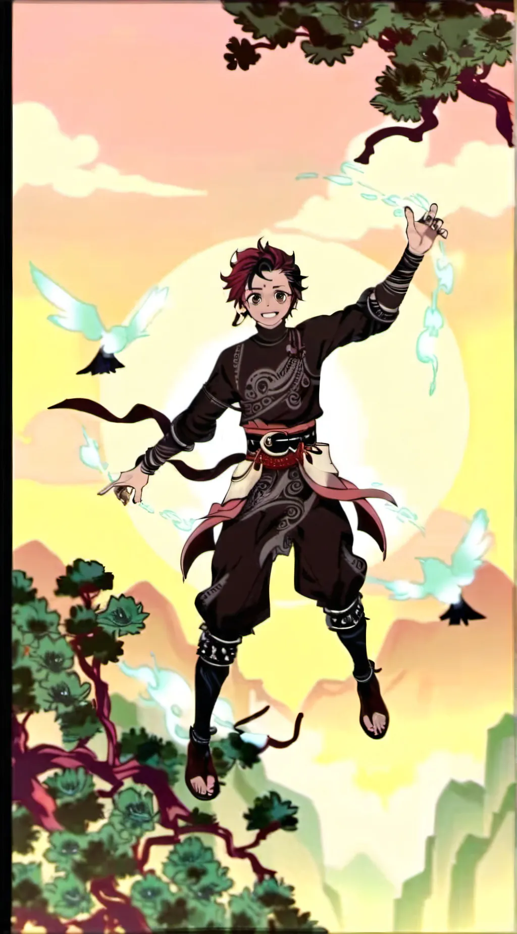 ai character: KNY background