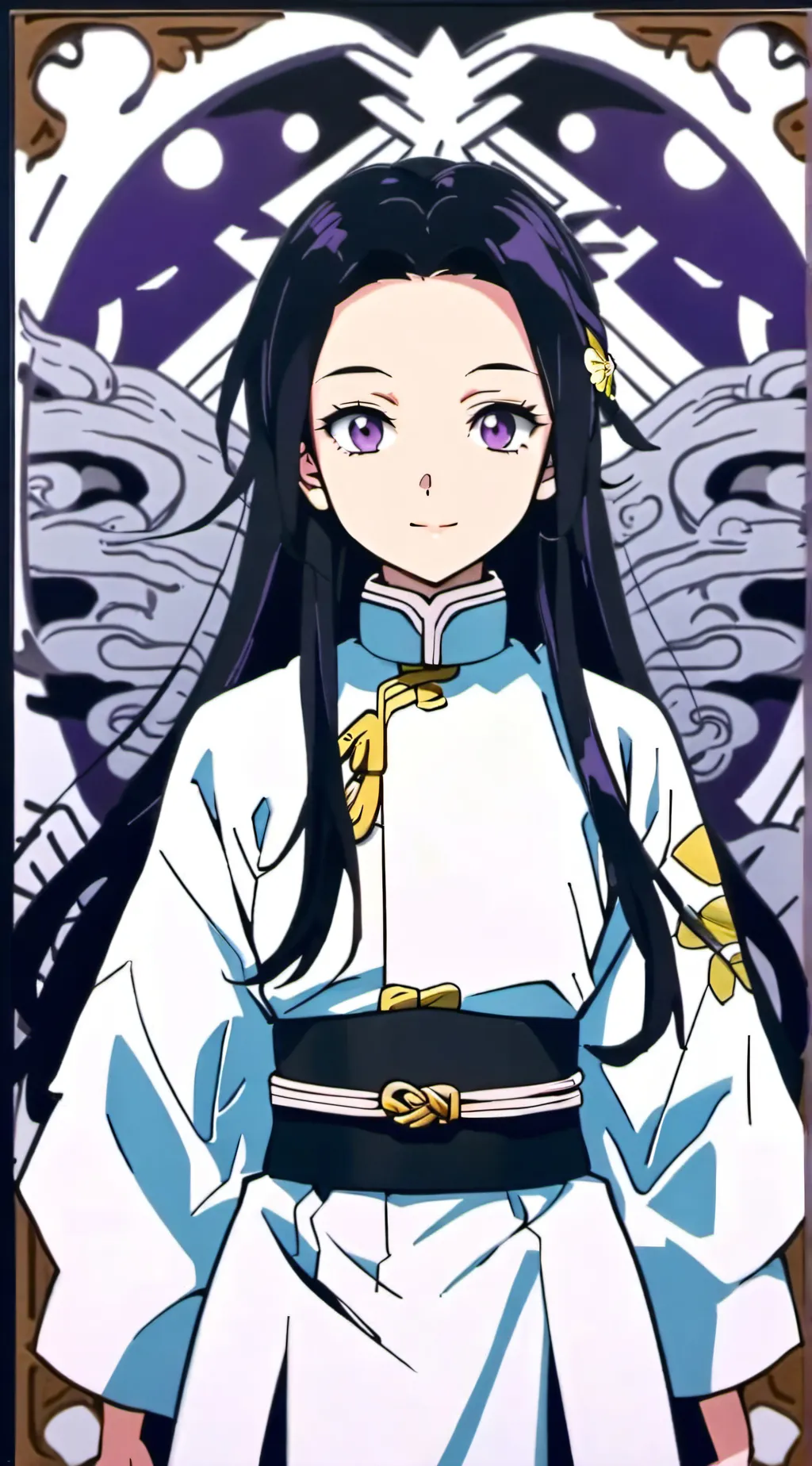 ai character: kanae Kochou background