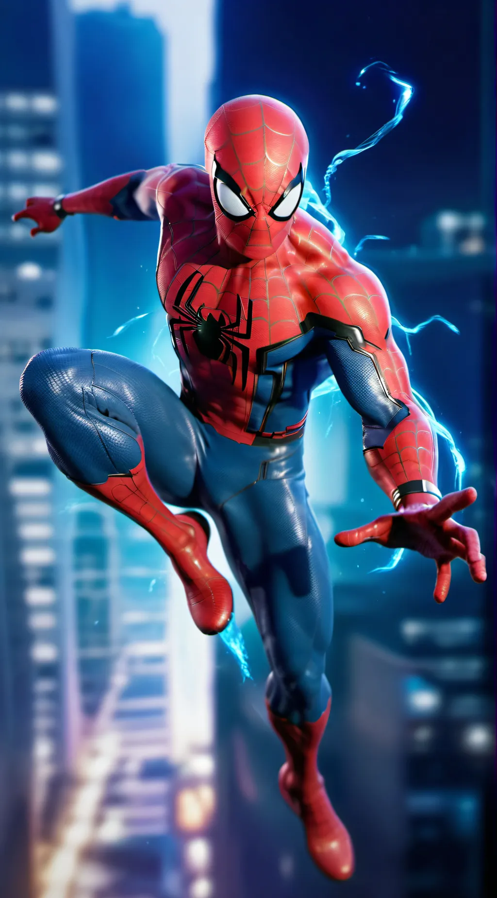 ai character: Spider man background