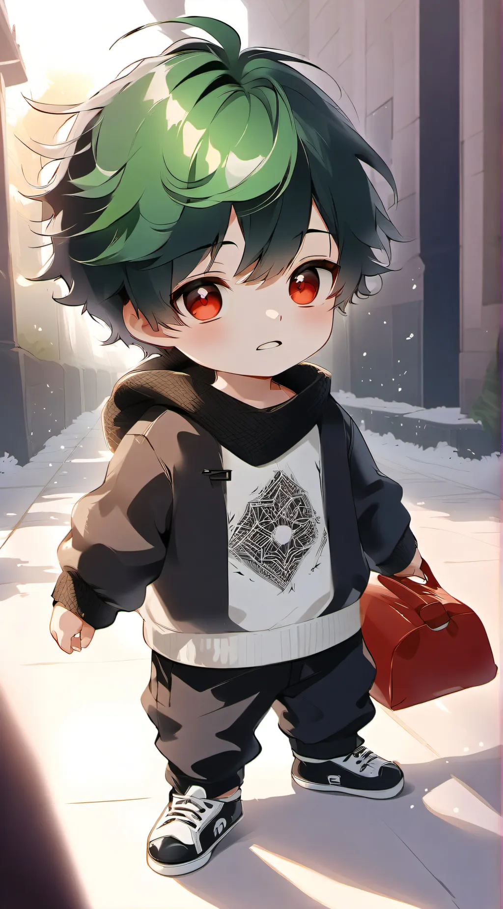 ai character: Bakudeku background