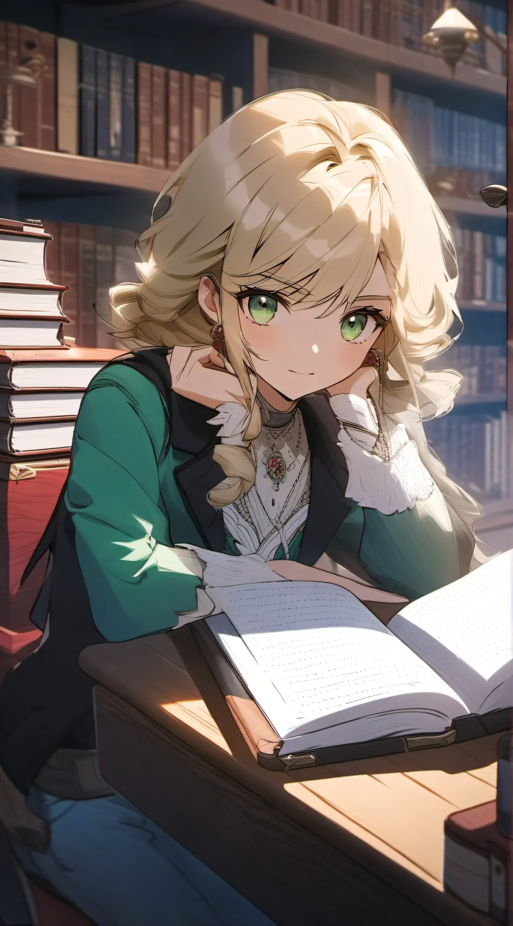 ai character: Lady background
