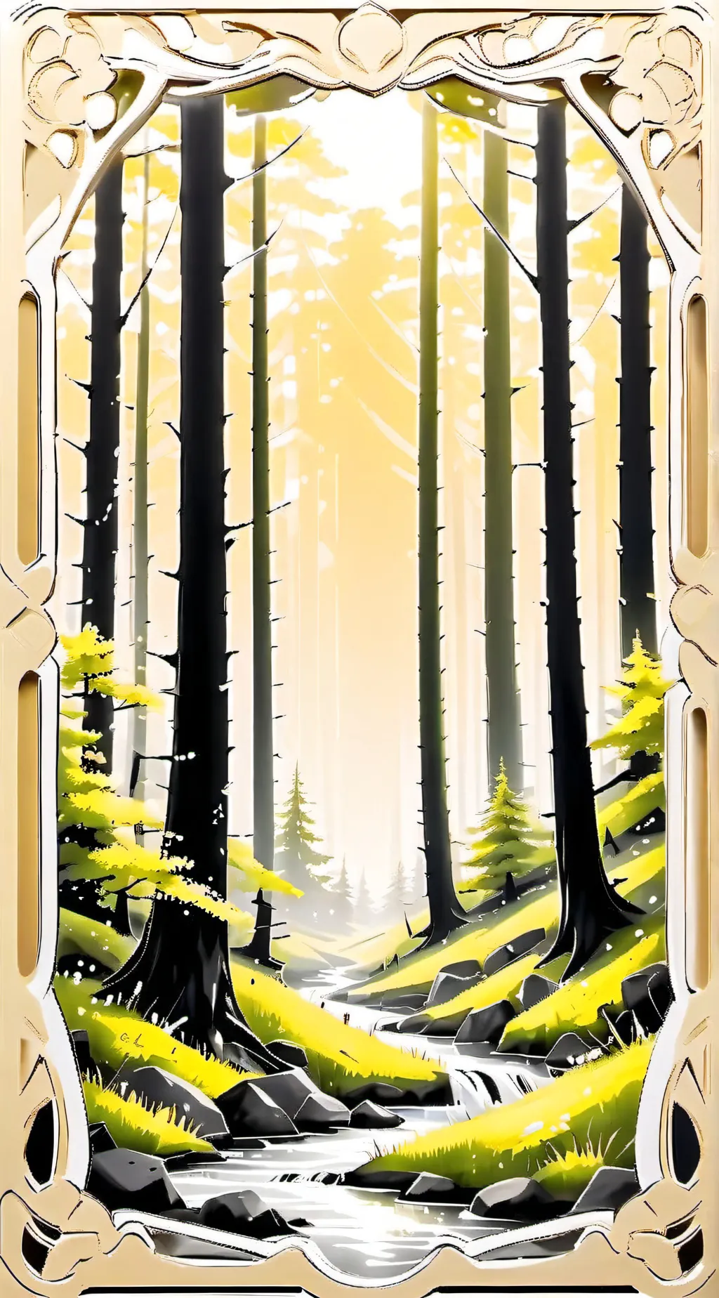 ai character: HH Camping! 🏕 background