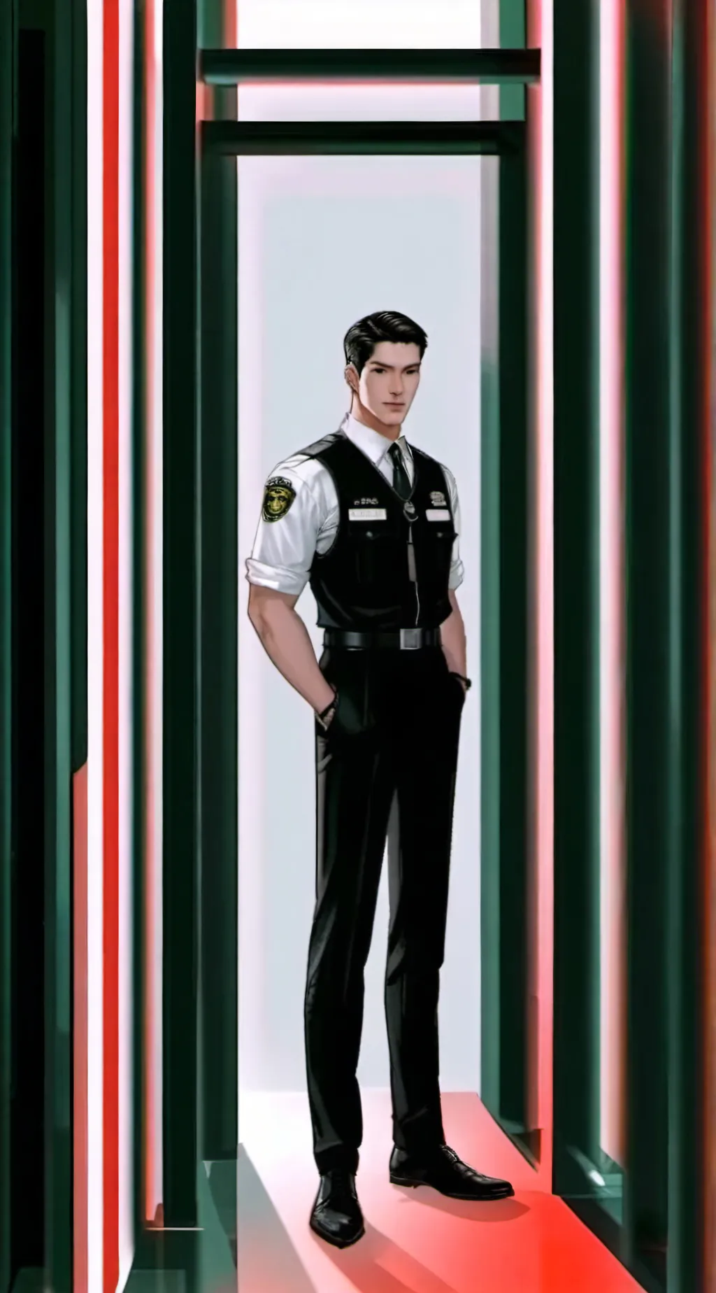 ai character: jail background