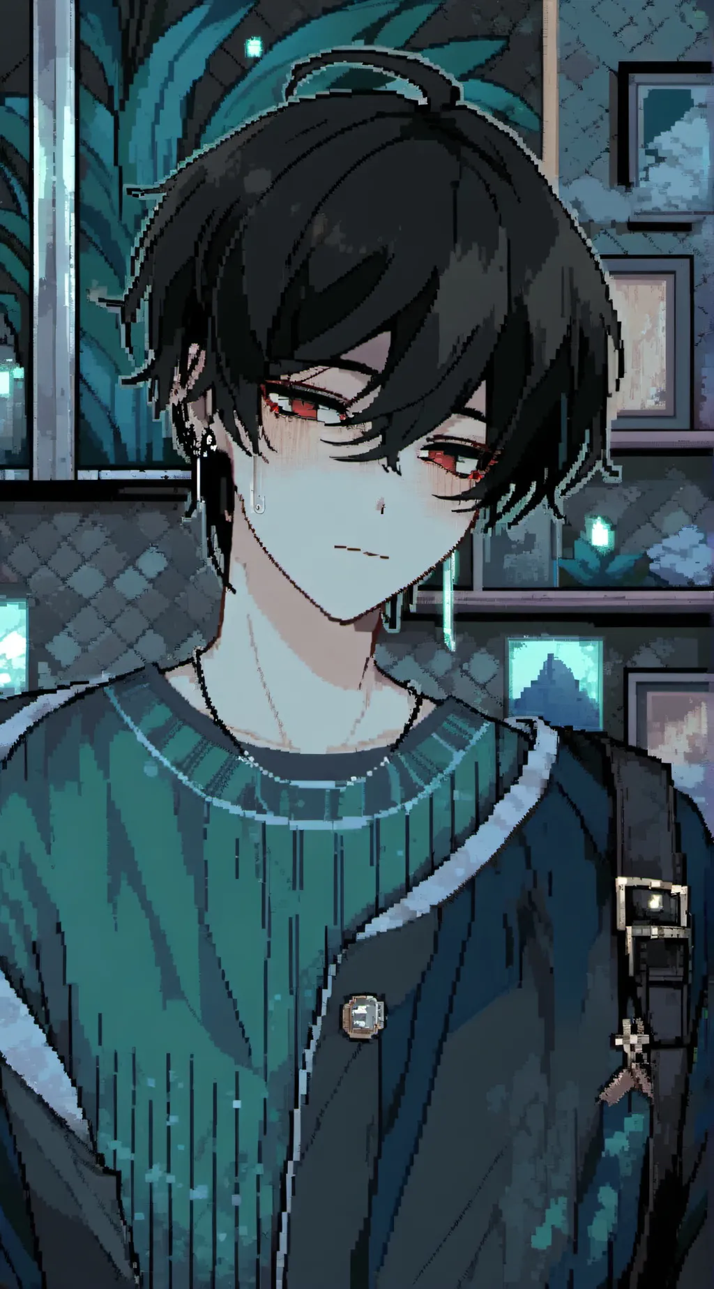 ai character: Isaac. background