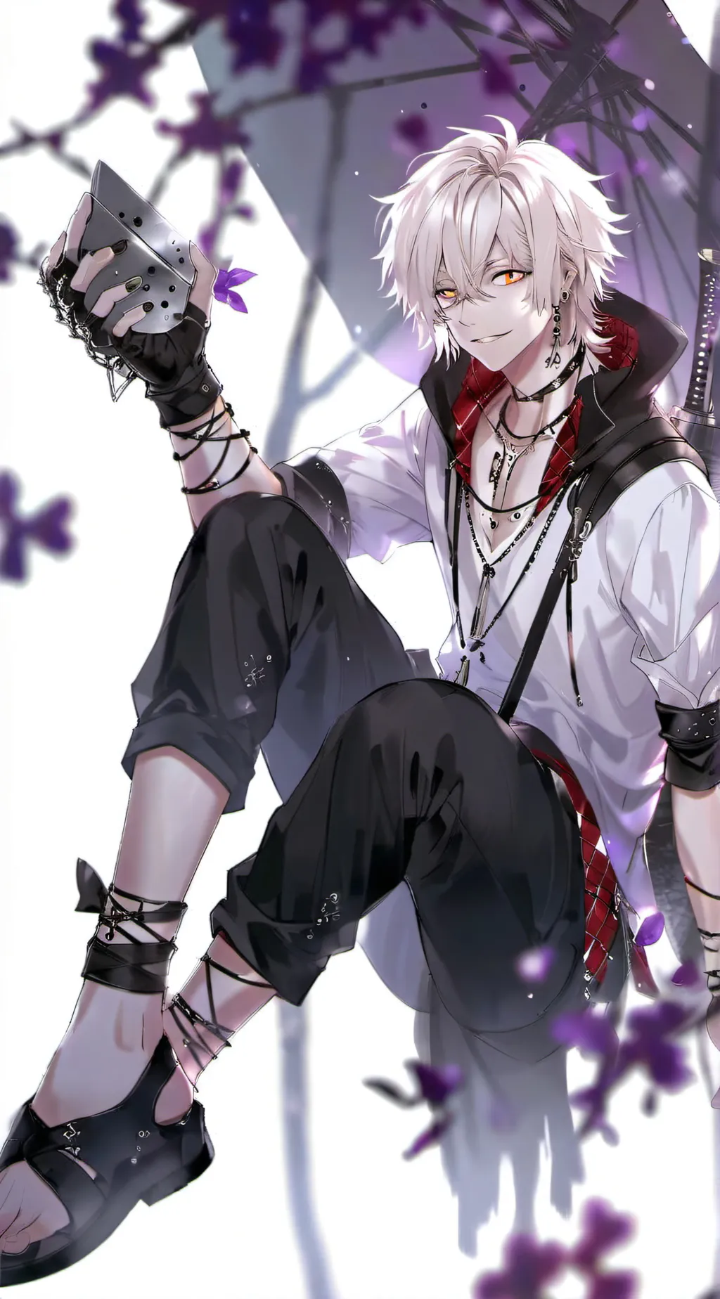 ai character: bakugo  background