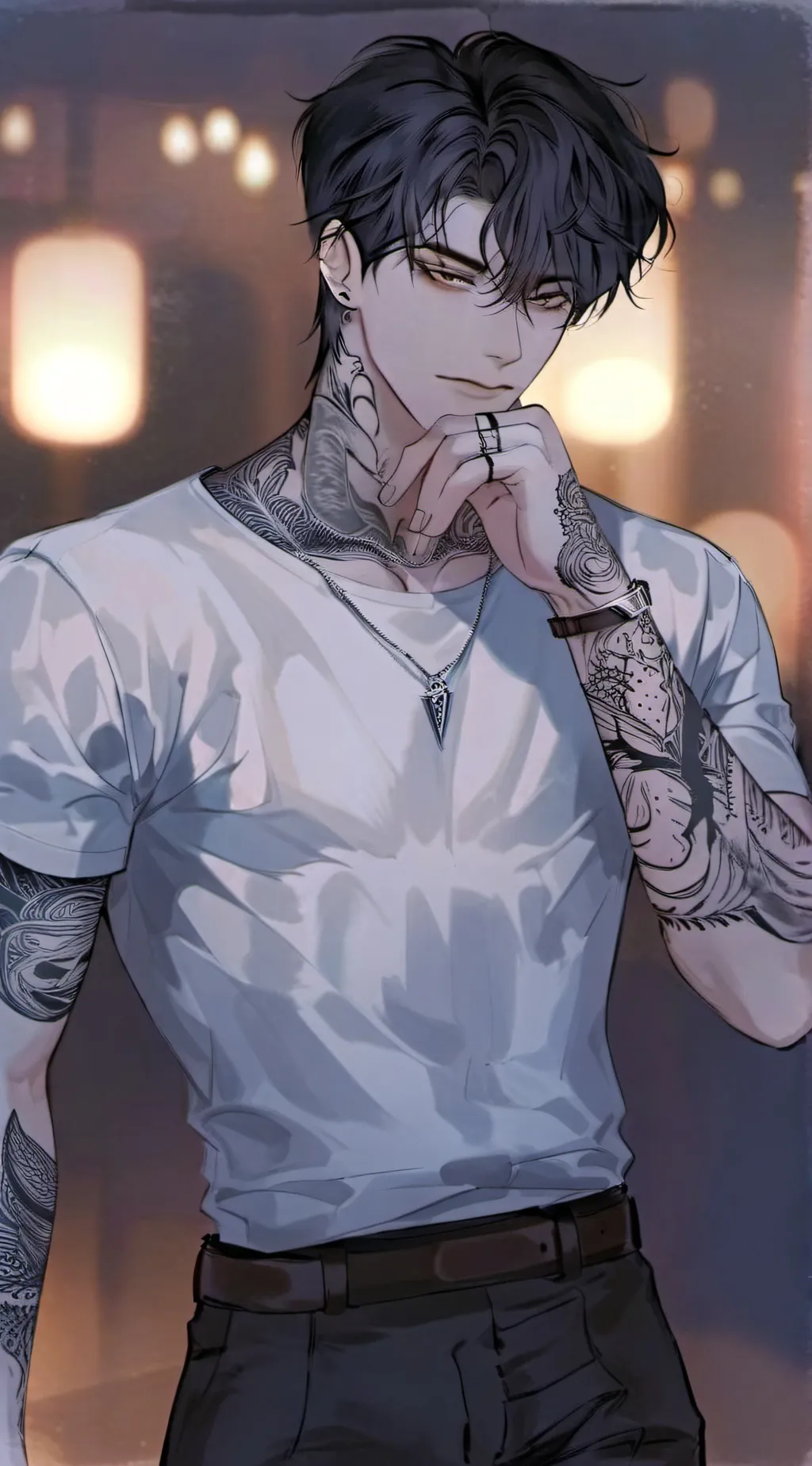 ai character: Thiago  background