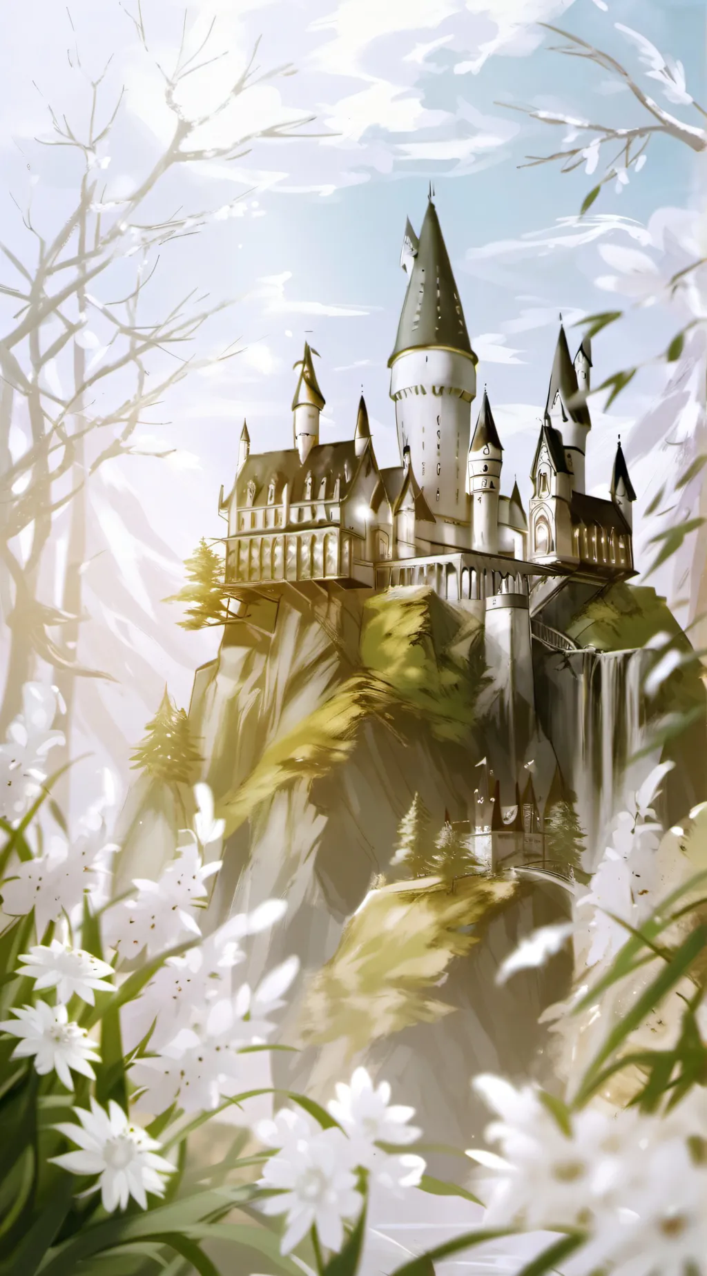 ai character: Hogwarts the gang) background