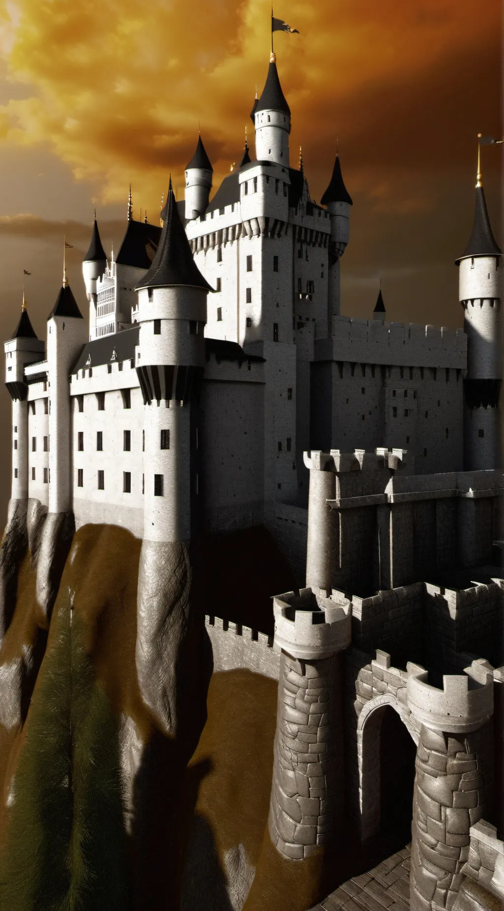 ai character: Hogwarts  background