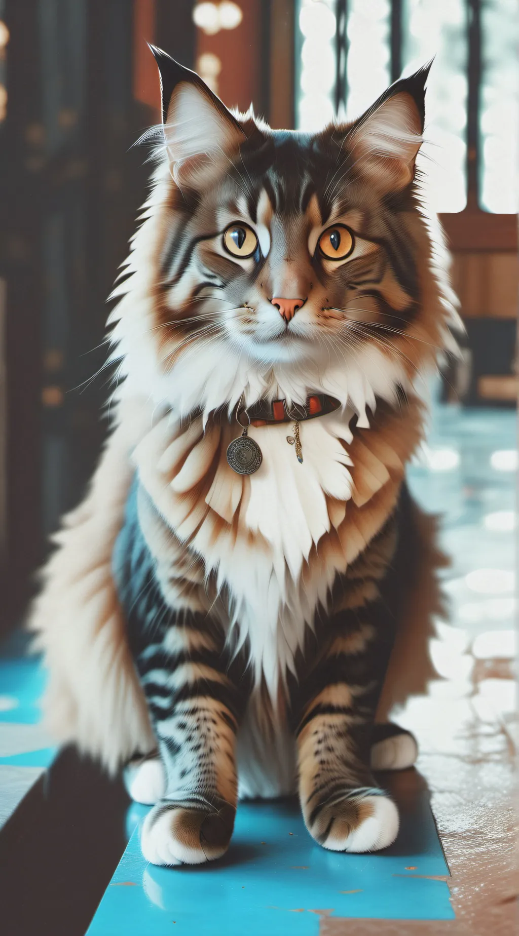 ai character: Cat background