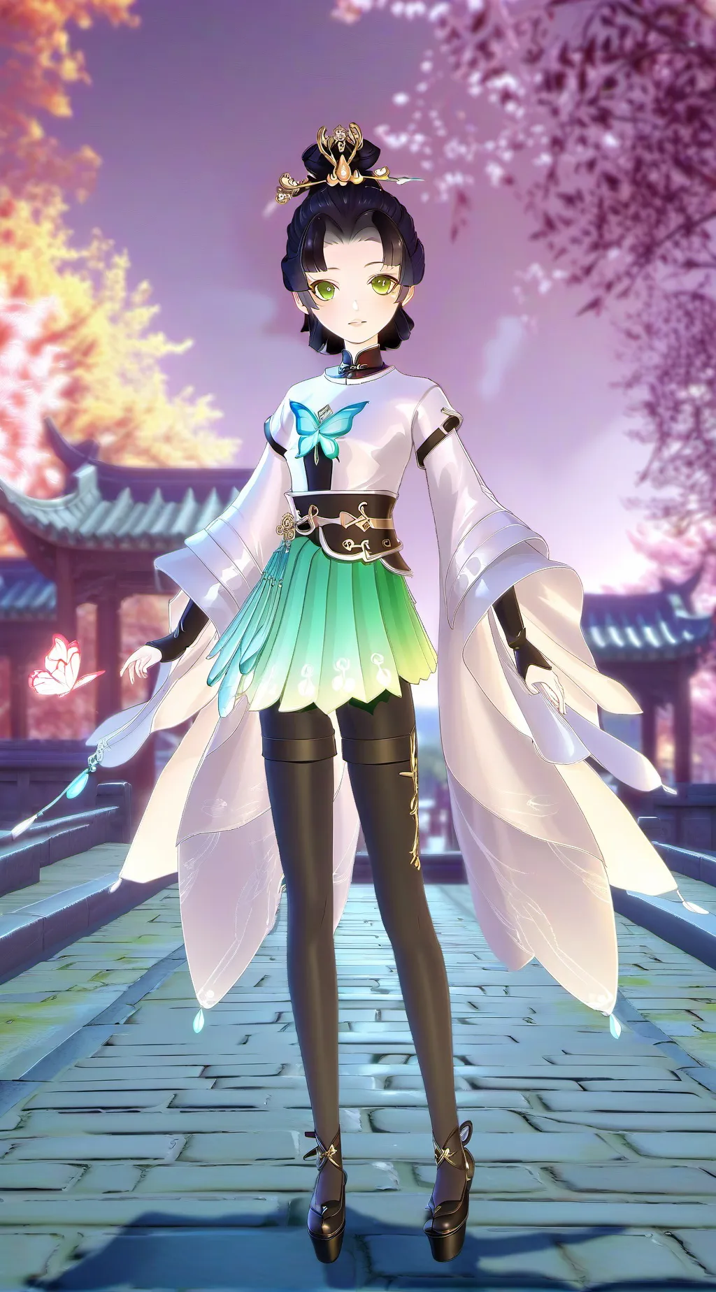 ai character: Yukiko background