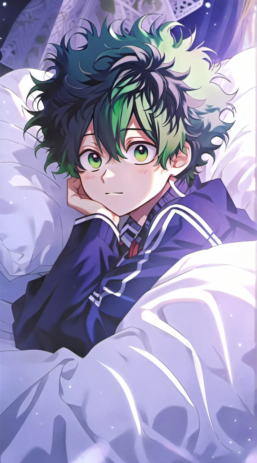 ai character: deku sick background
