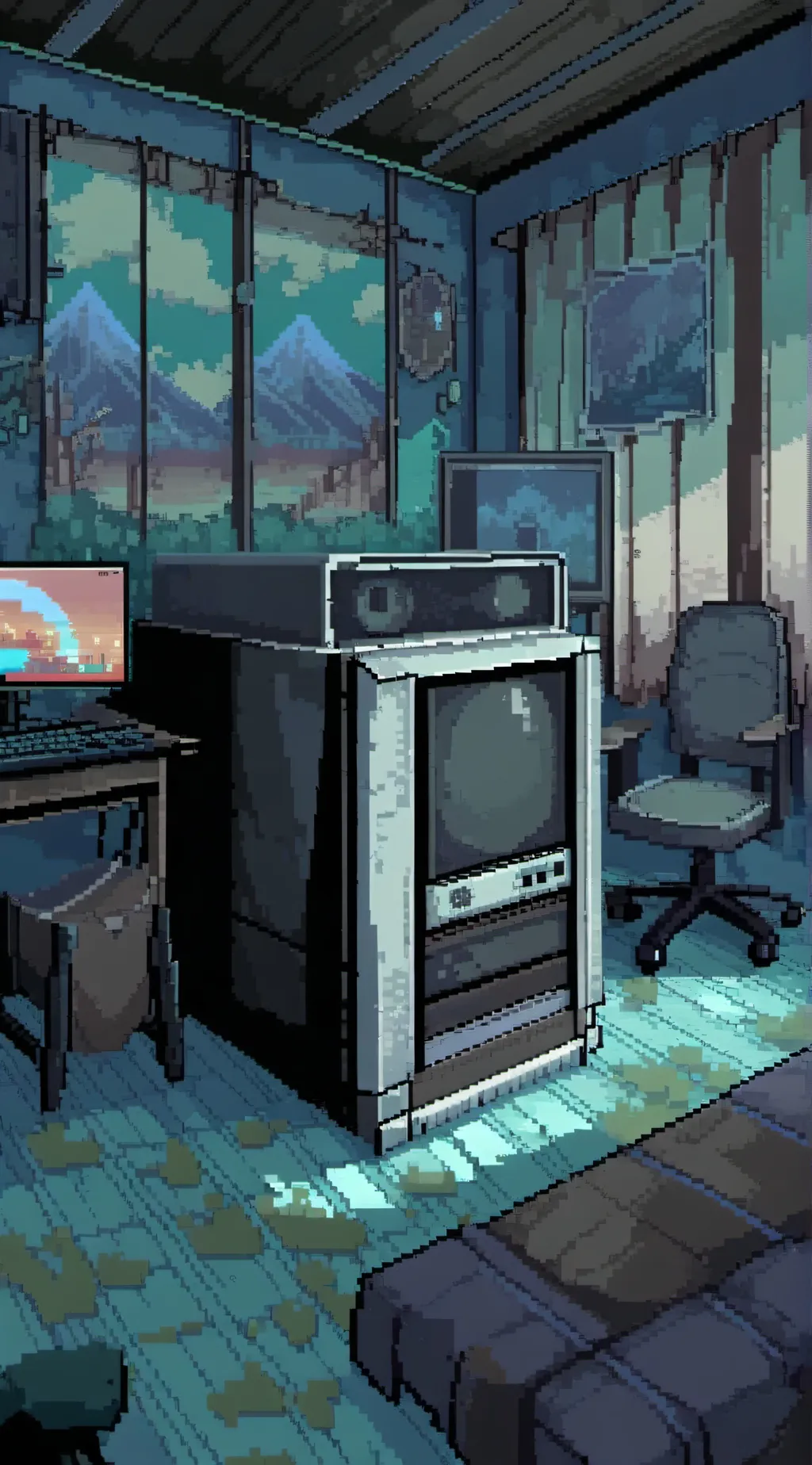 ai character: Livestream background