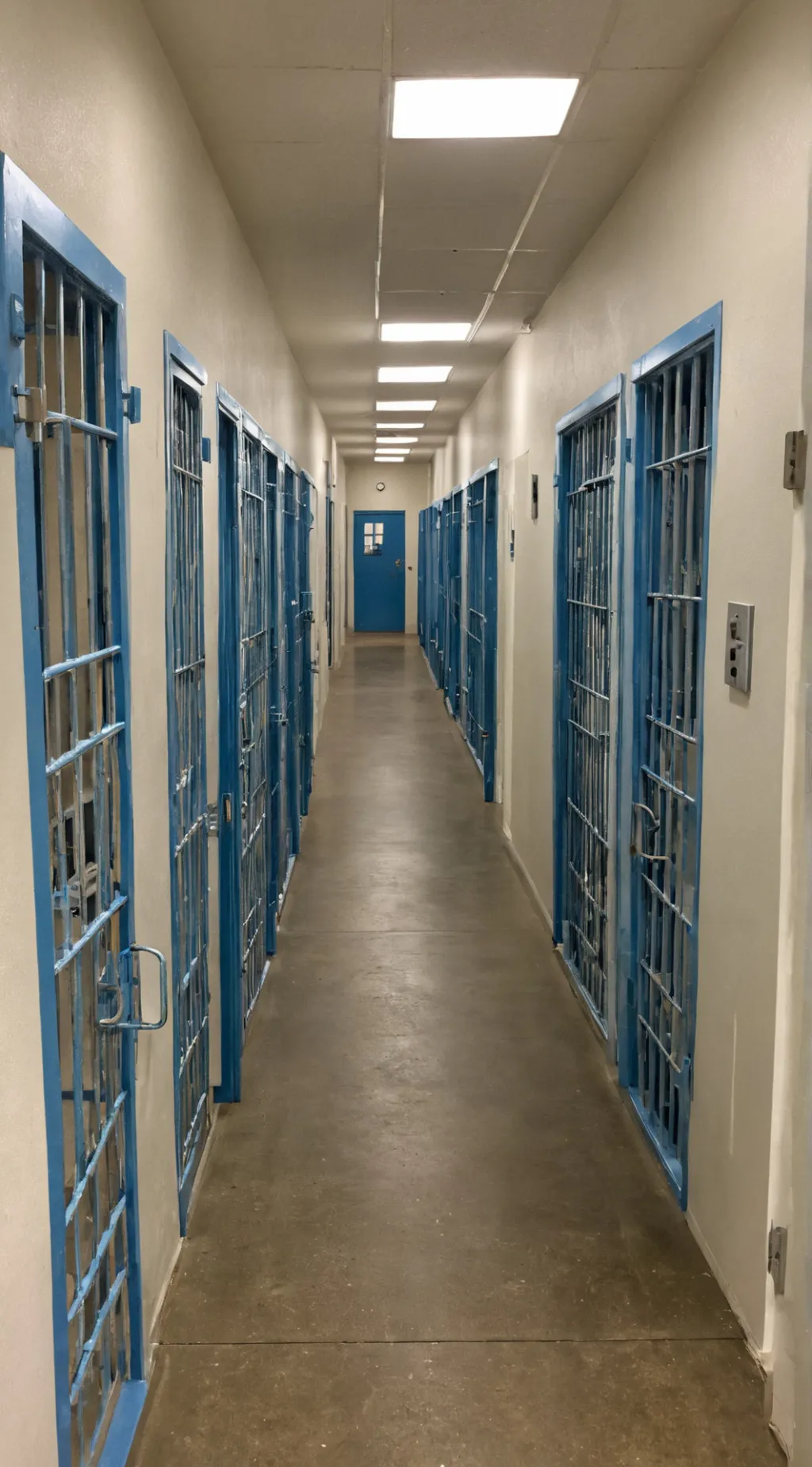 ai character: detention center background