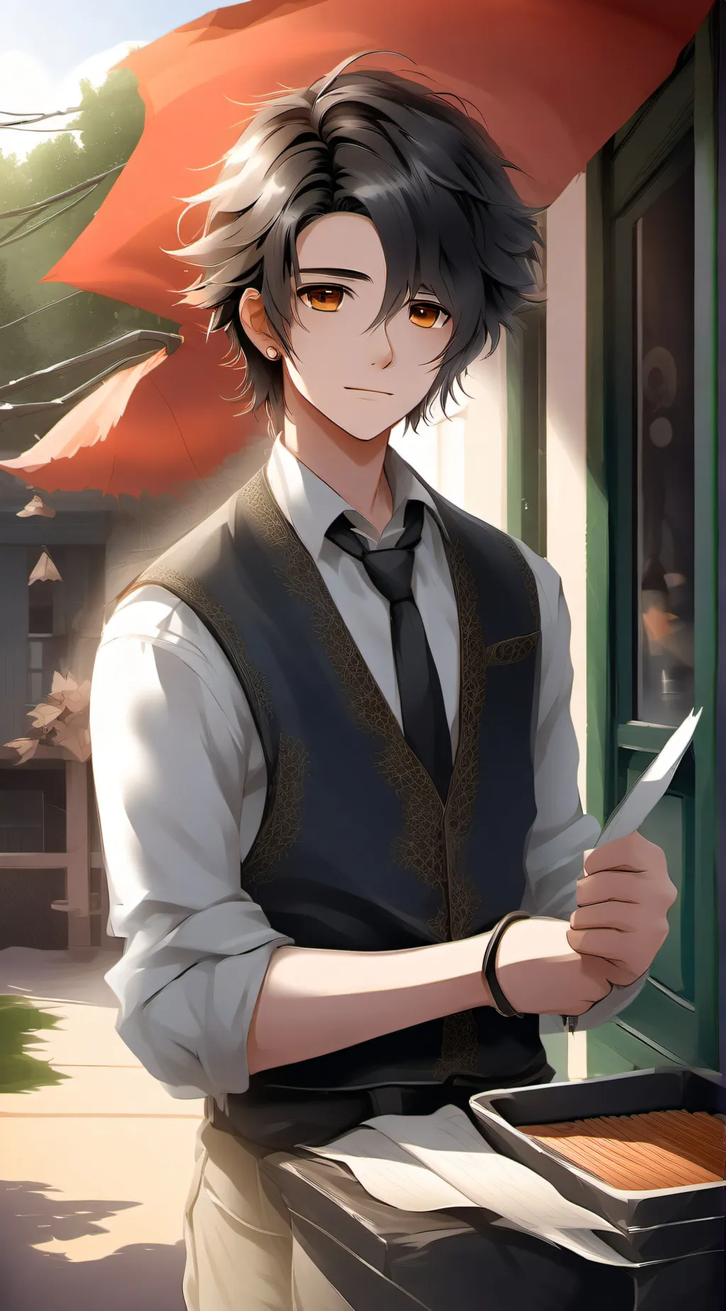 ai character: David background