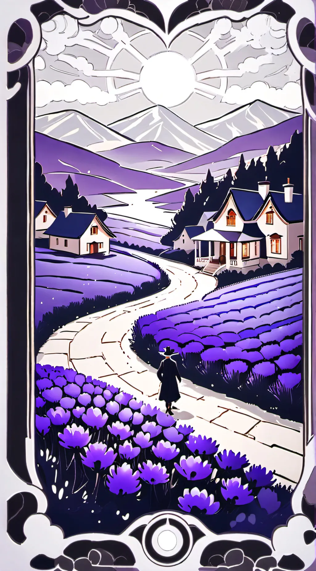 ai character: FPE lavender town background