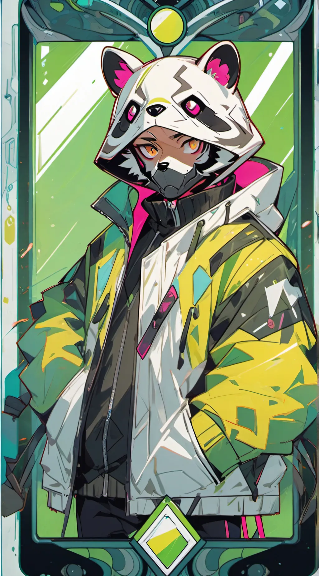 ai character: Cyber Yorick background