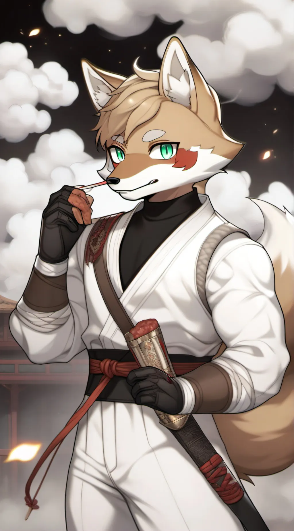 ai character: Fox McCloud background
