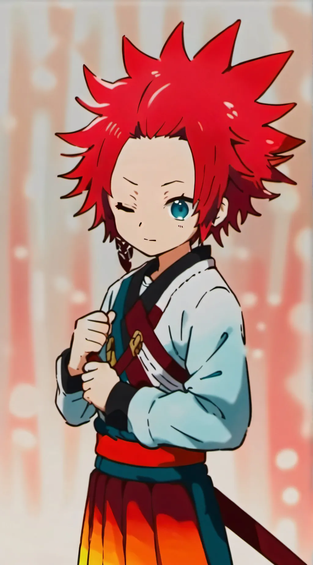 ai character: Eijiro Kirishima background