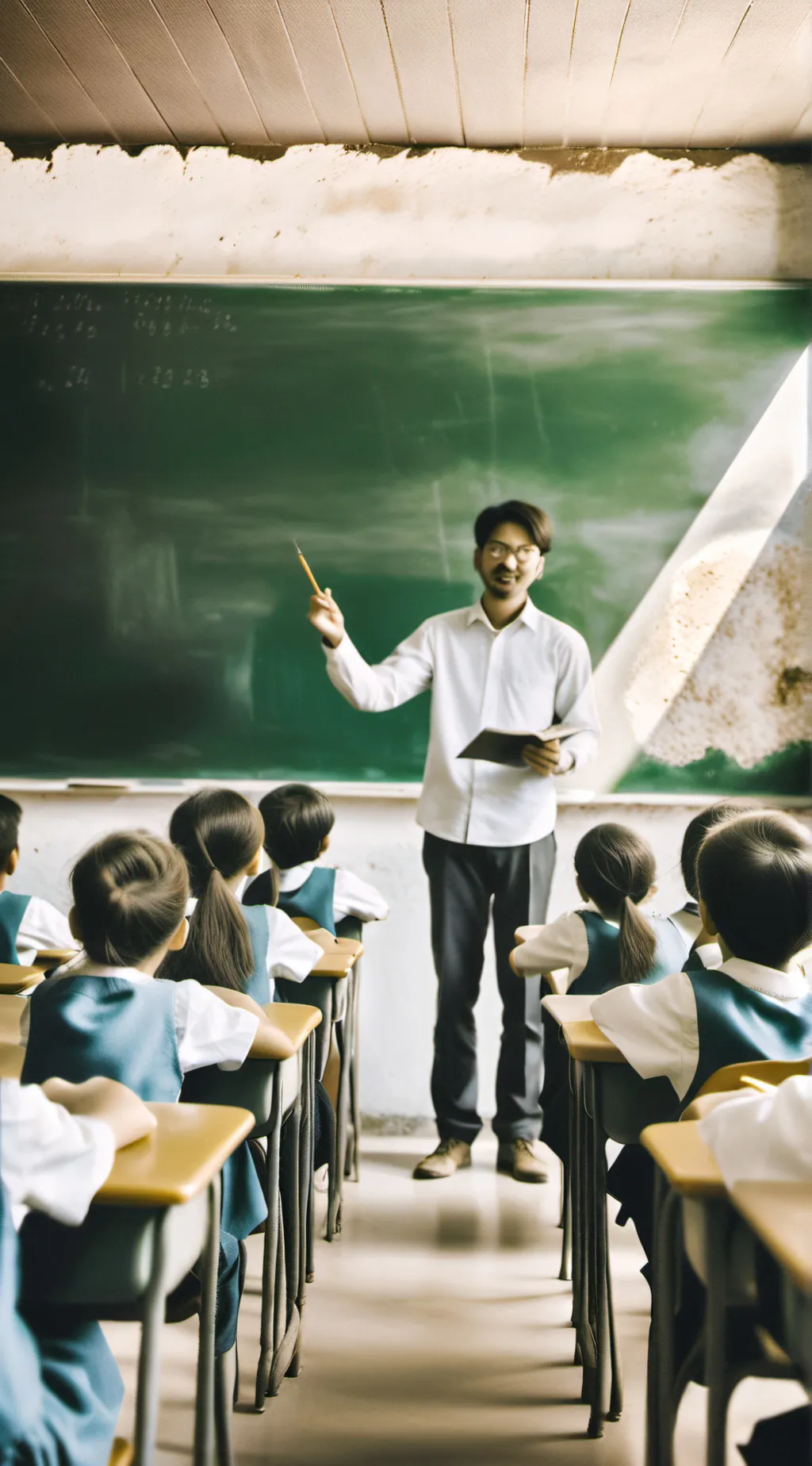 ai character: My average classrm background