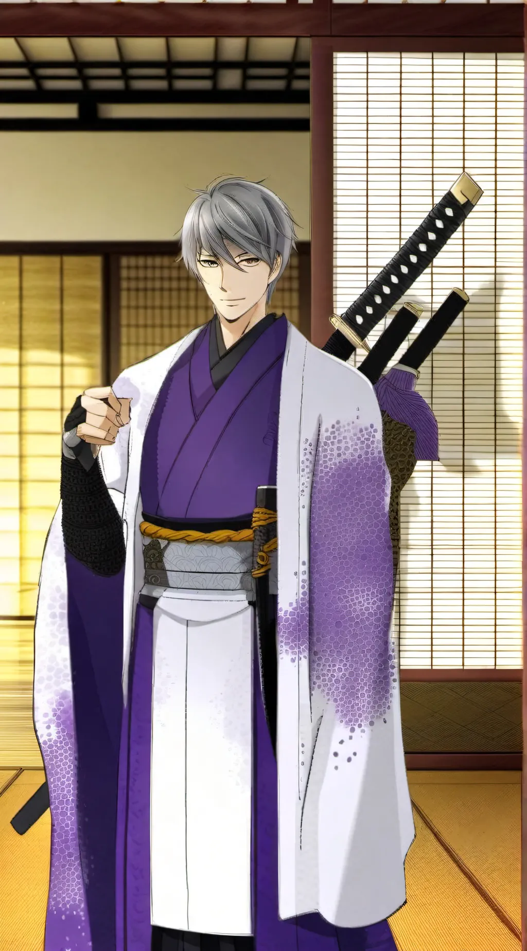 ai character: Mitsunari Ishida background