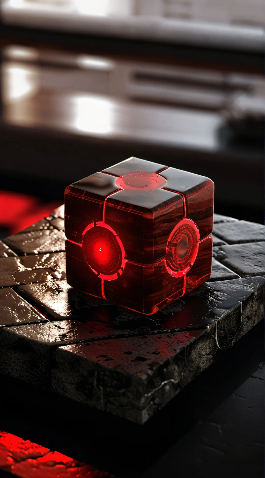 ai character: the cube background